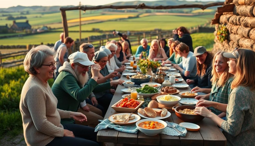 community and Irish food